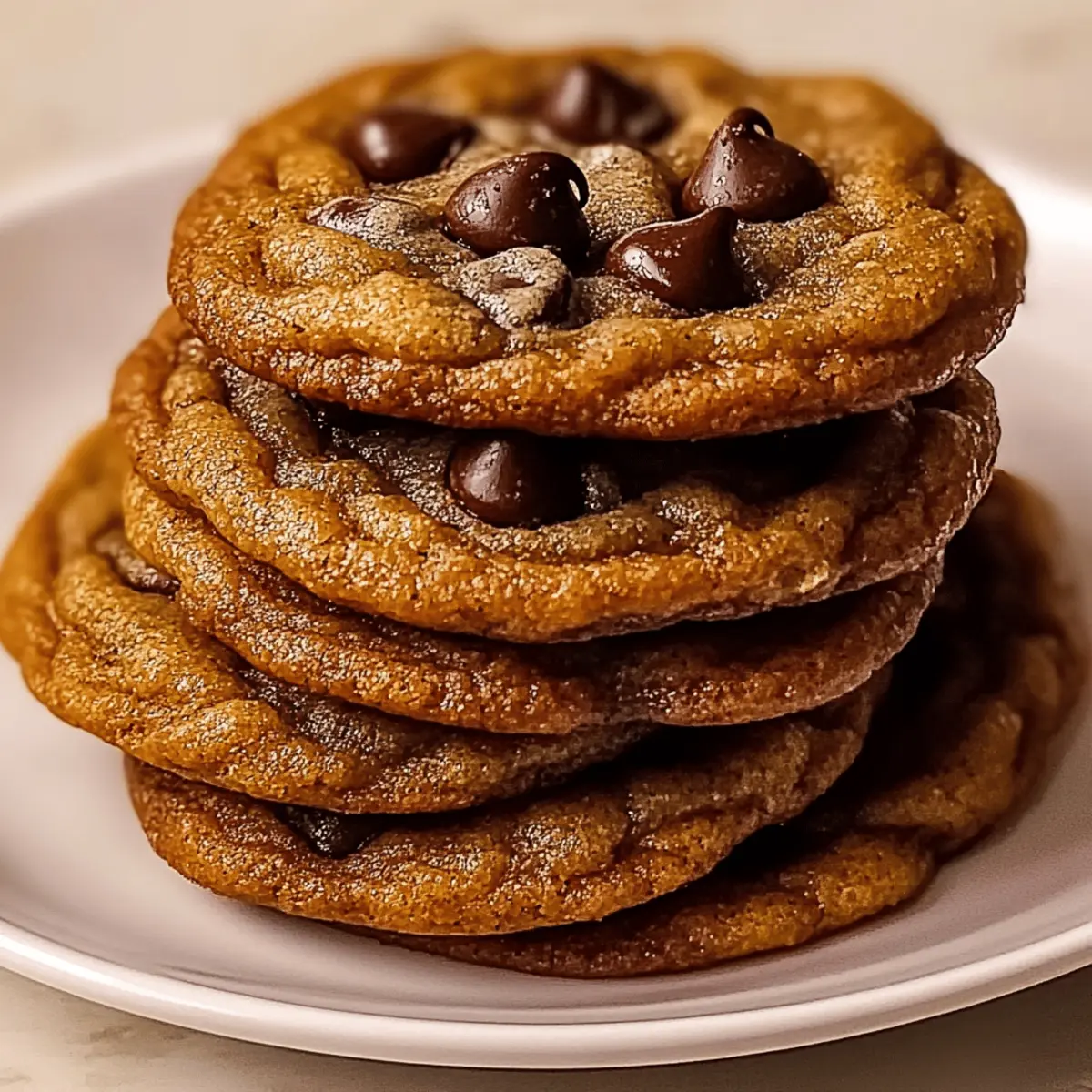 Irresistible Brown Butter Pumpkin Chocolate Chip Cookies
