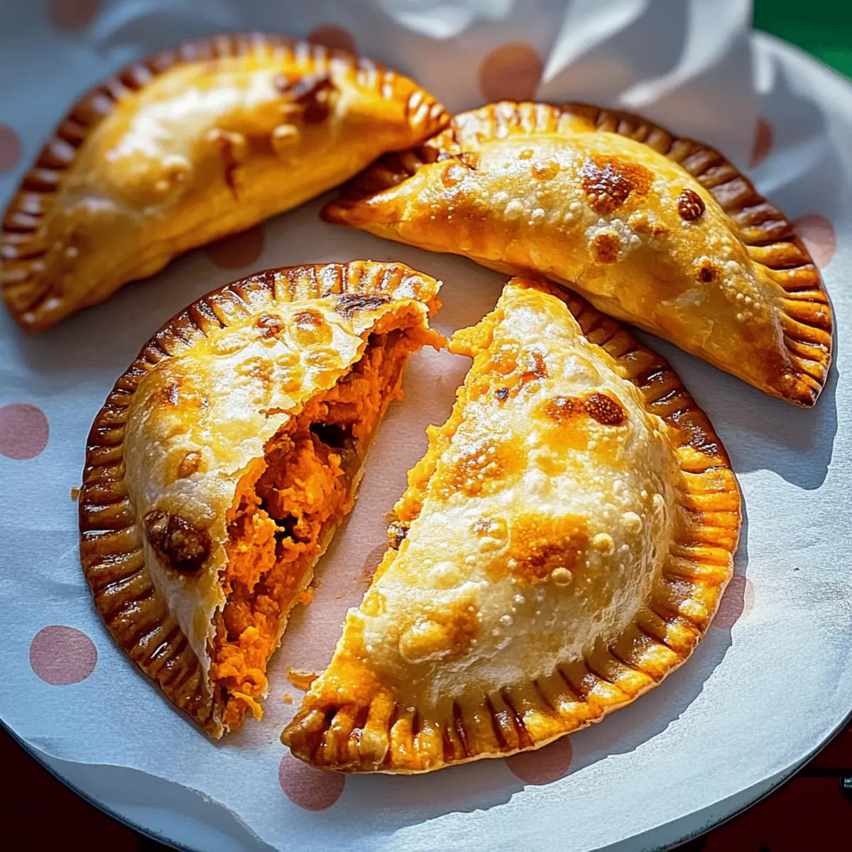 Sweet Potato Cheesecake Empanadas