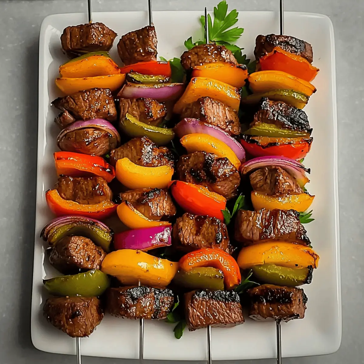 Fajita Steak Kabobs