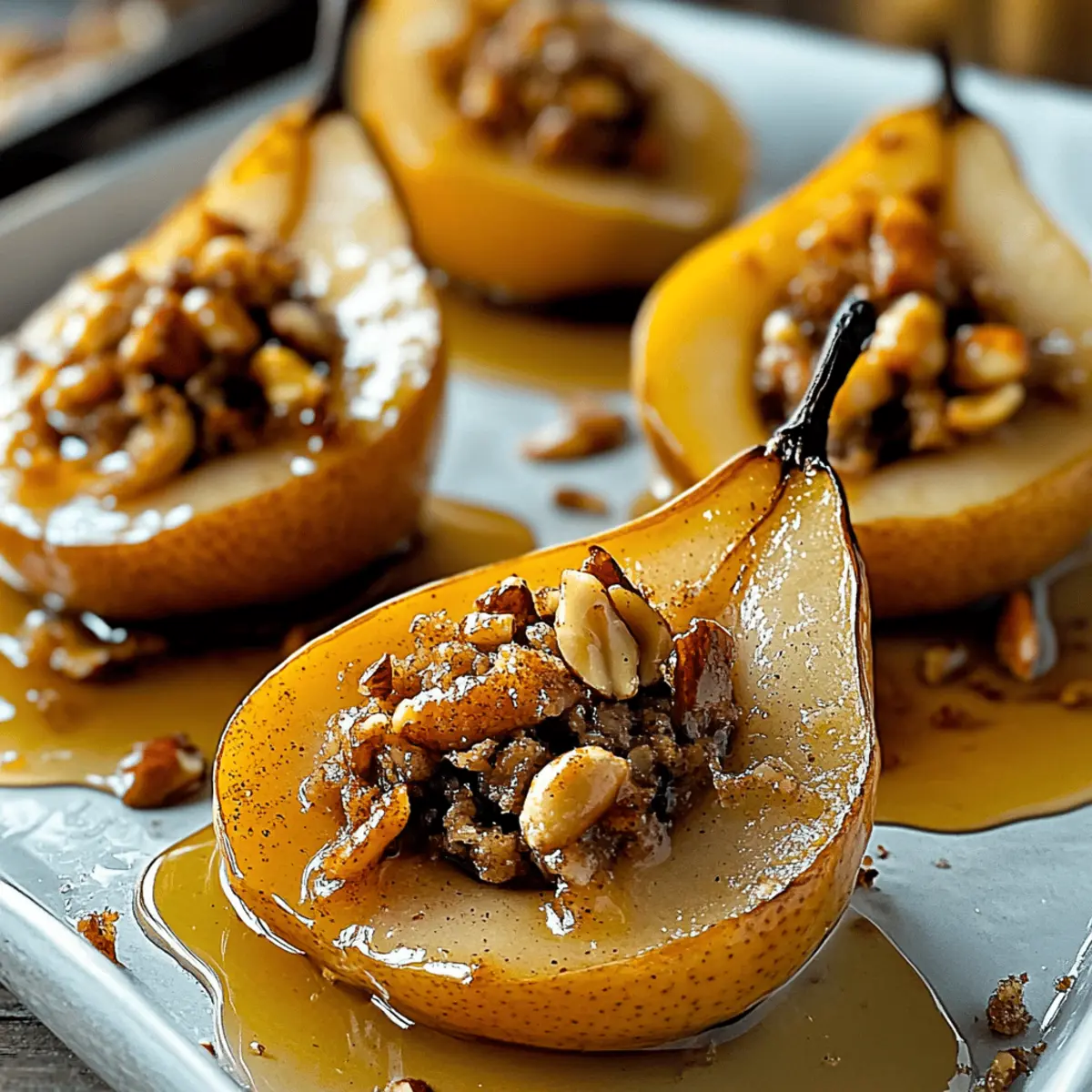 Cinnamon Stuffed Pears