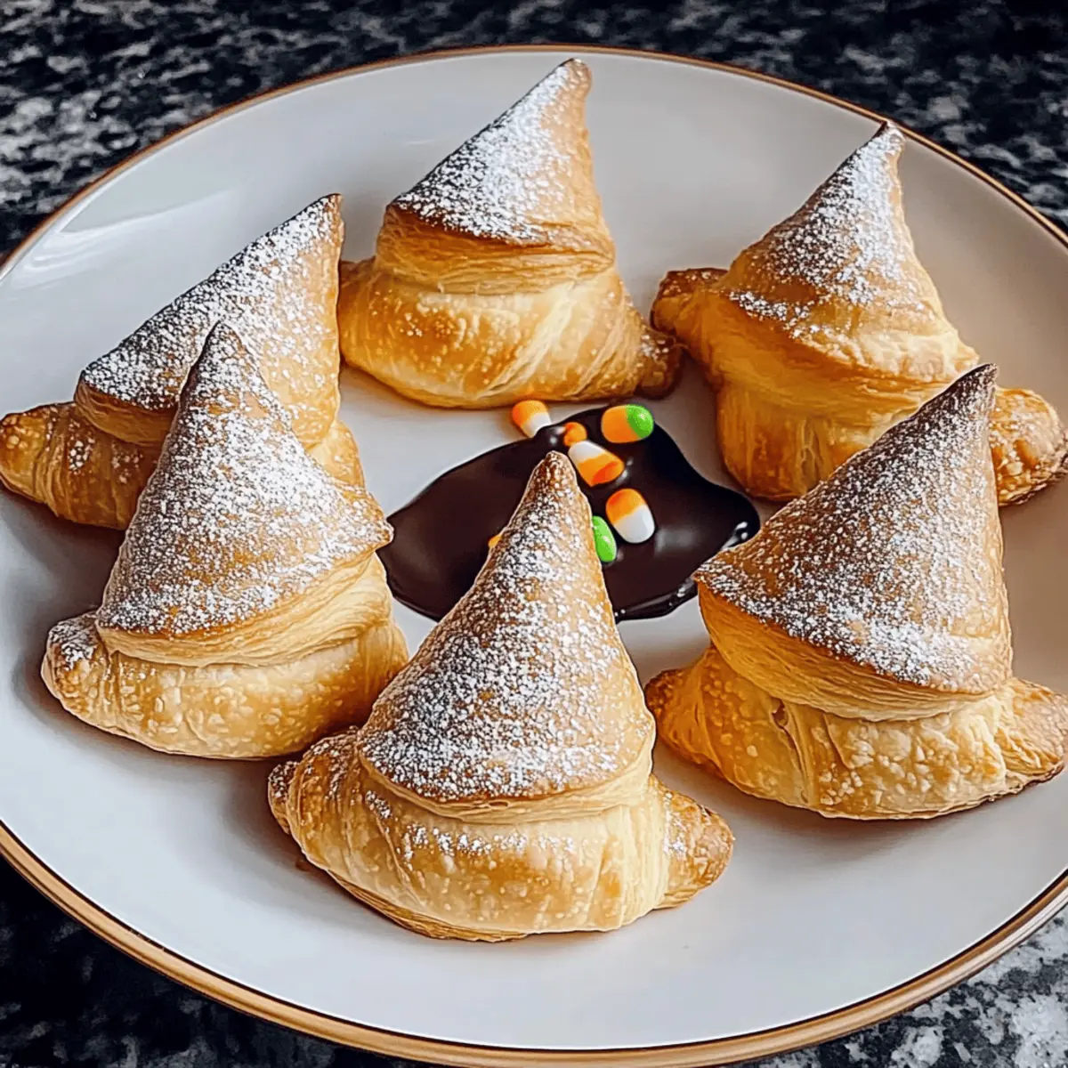 Spooky Crescent Roll Witch Hats – Easy Halloween Treats