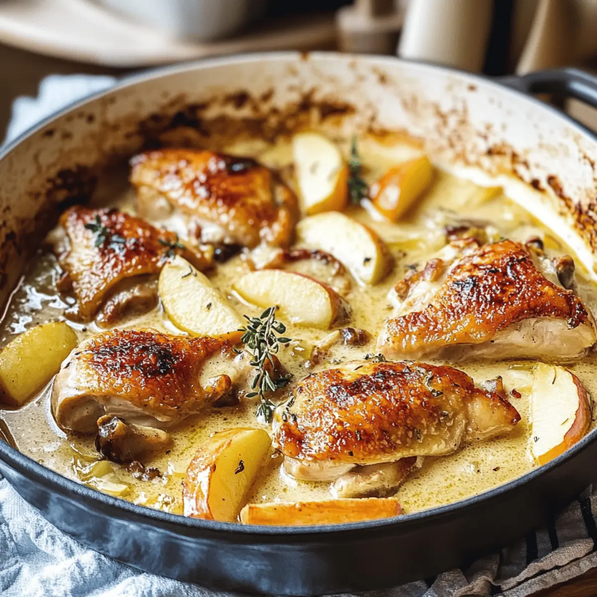 French Chicken Casserole a la Normande