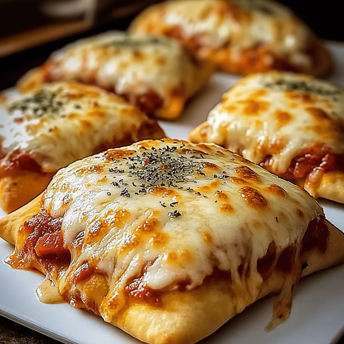 Easy Cheesy Pizza Pockets