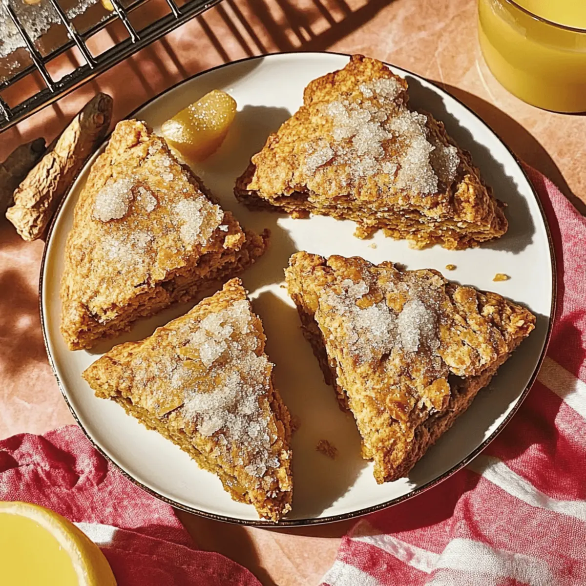 Ginger Scones