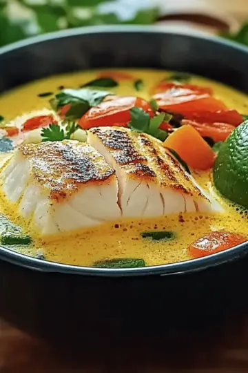 Coconut Lime Fish Soup