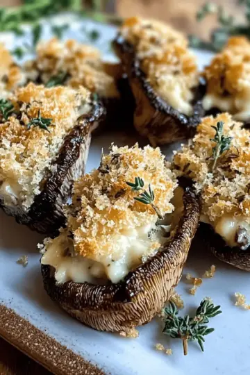 Stuffed Morel Mushrooms