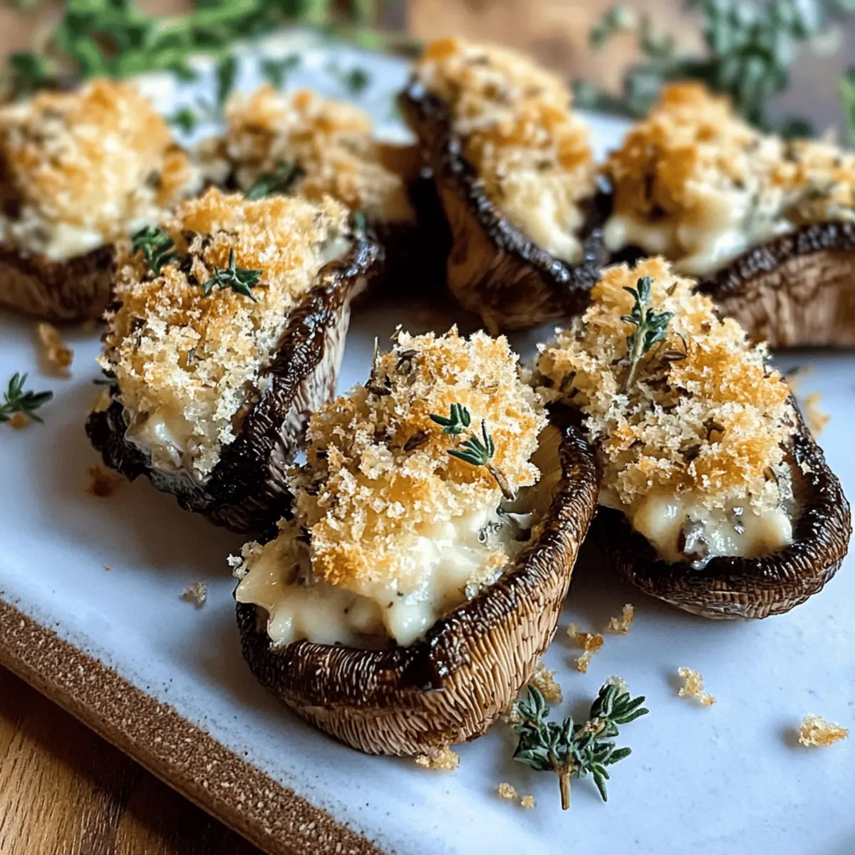 Stuffed Morel Mushrooms