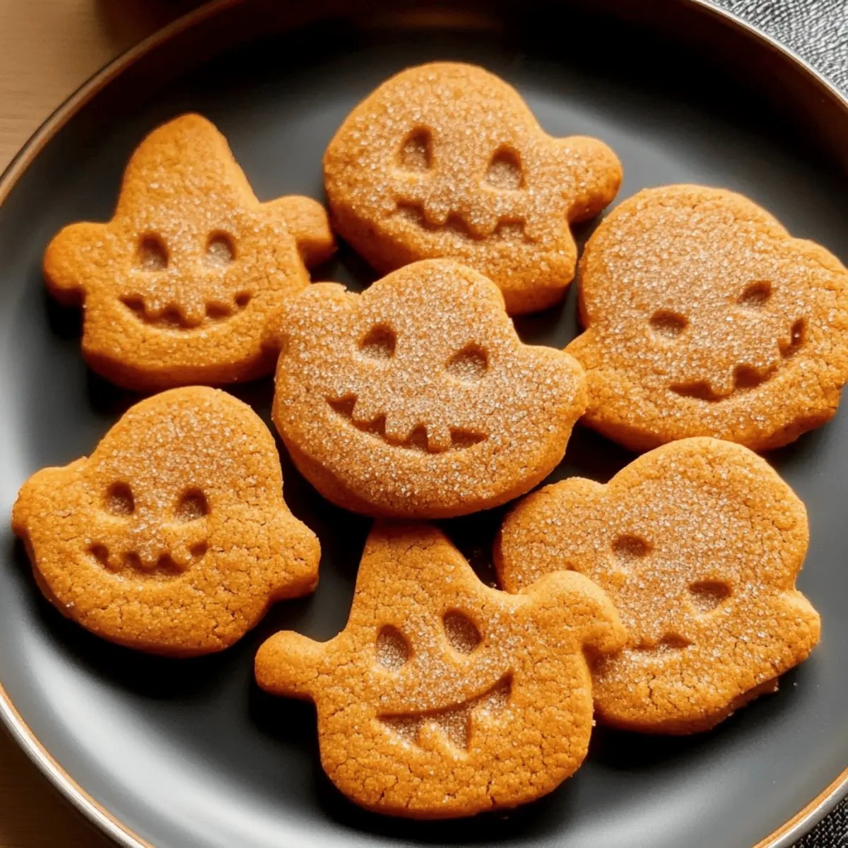 Halloween Pumpkin Spice Cookies (Vegan)