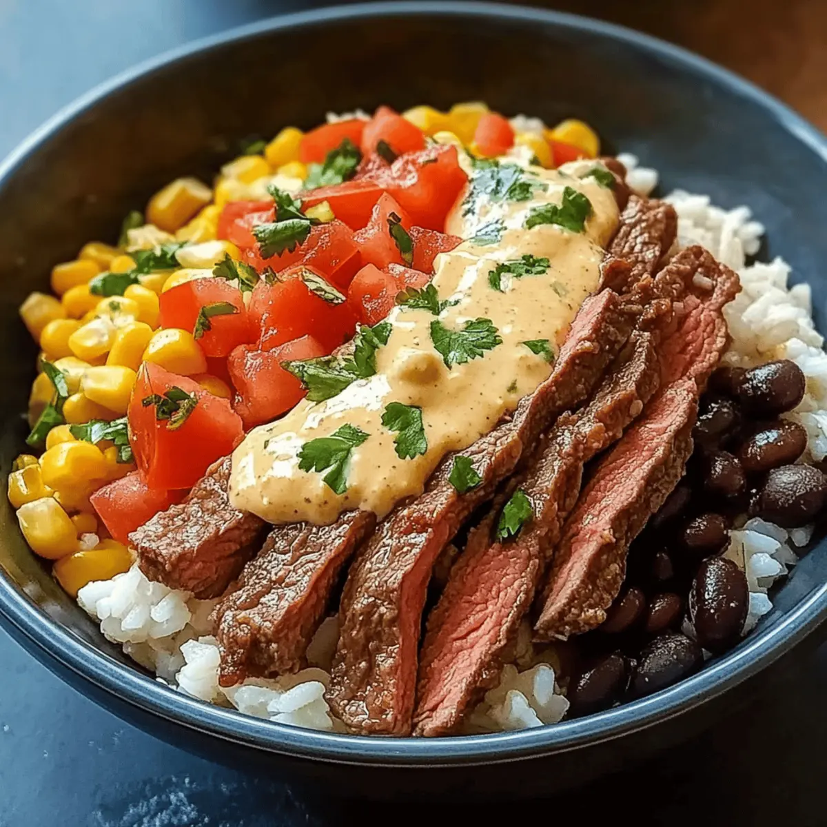 Steak Queso Rice