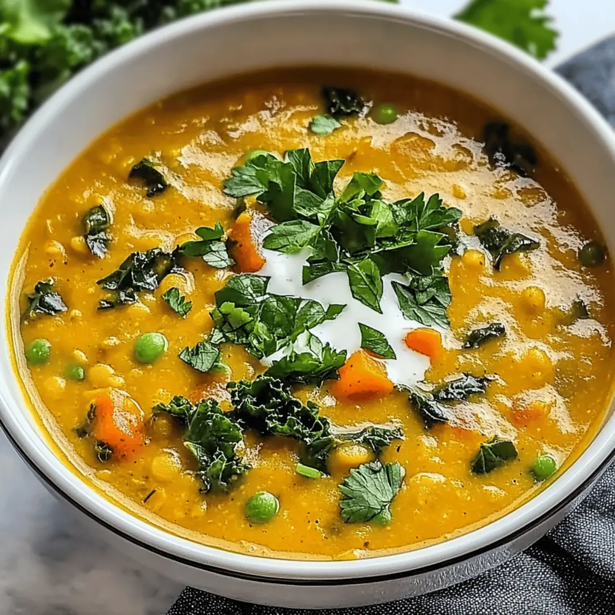 Turmeric Lentil Soup