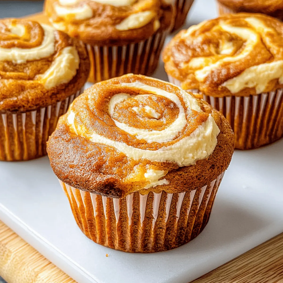Pumpkin Cream Cheese Muffins