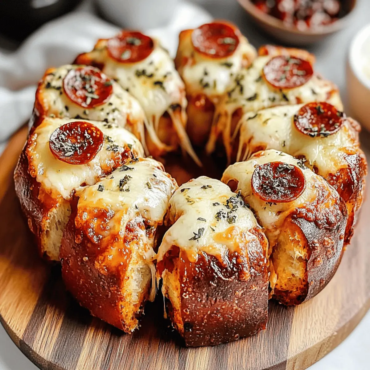 Pull Apart Pizza Bread