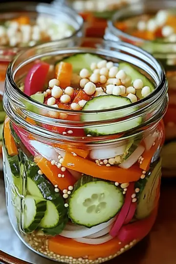 Refrigerator Pickled Vegetables