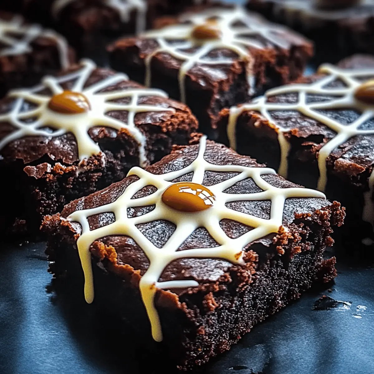 Spooky Spider Web Halloween Brownies Recipe to Wow Guests