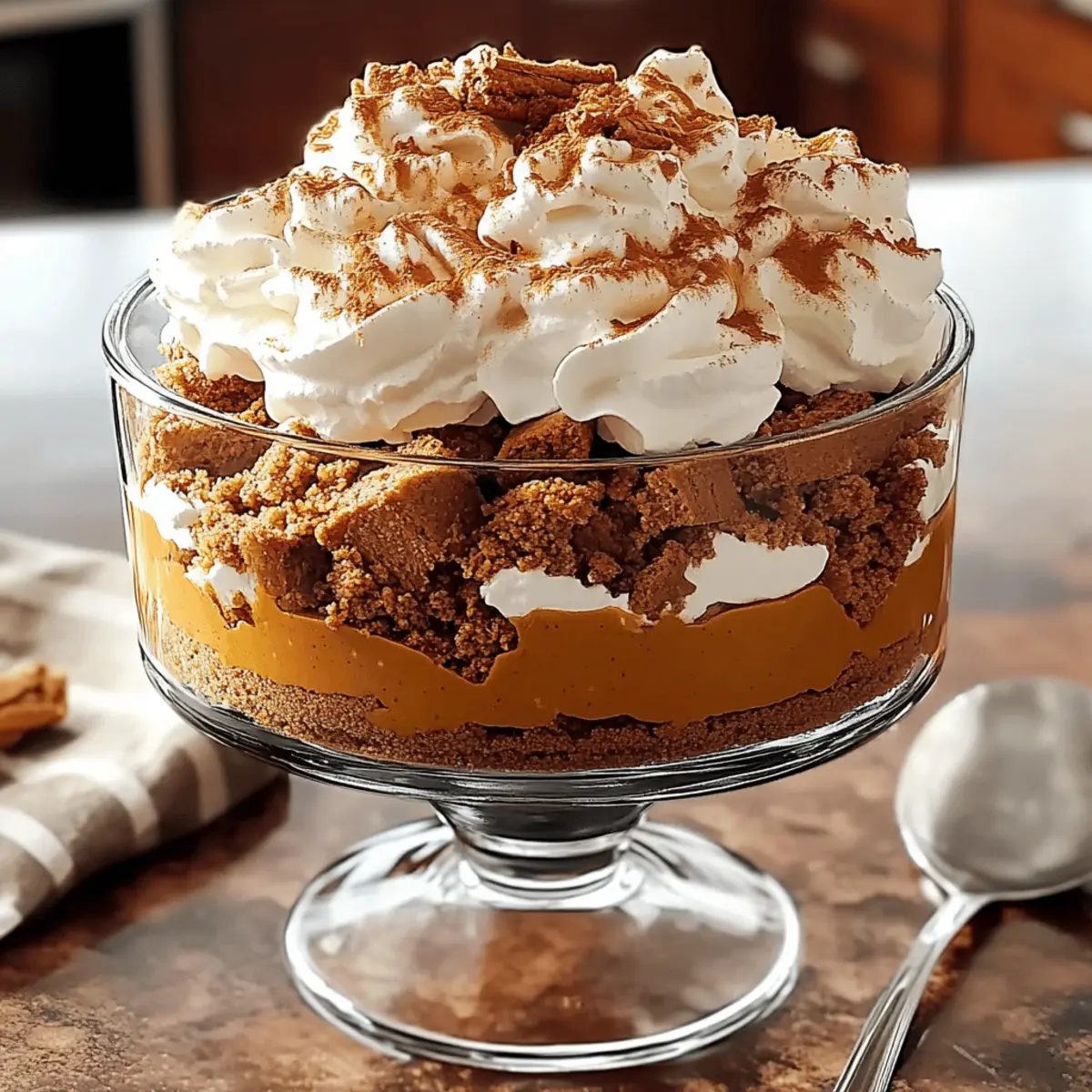 Pumpkin Butterscotch Gingerbread Trifle