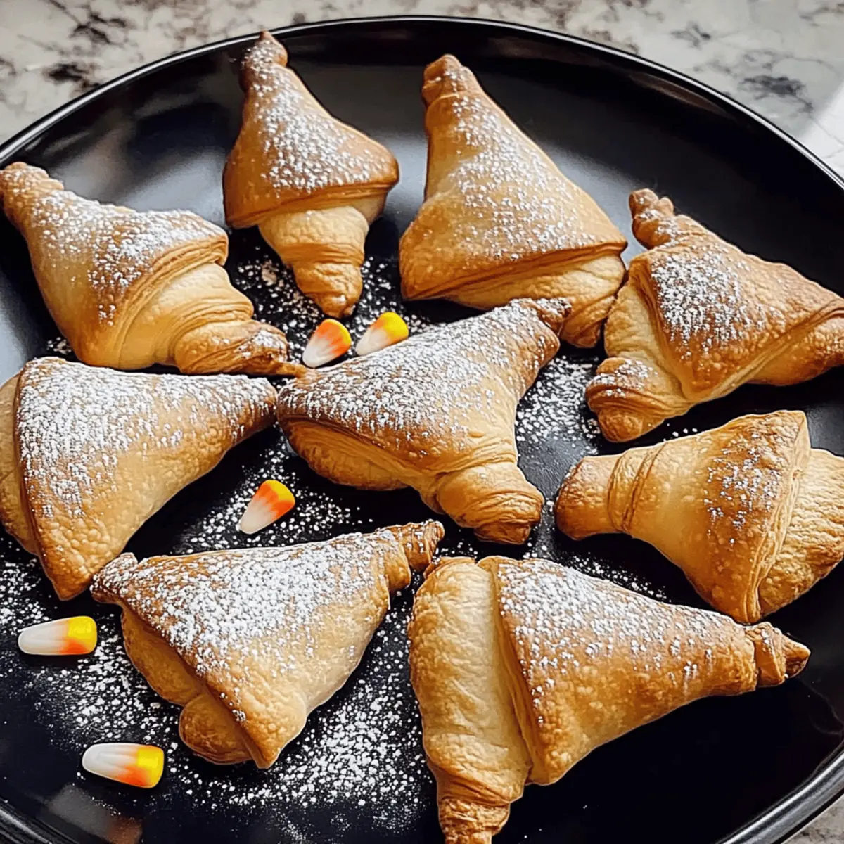 Spooky Crescent Roll Witch Hats – Easy Halloween Treats