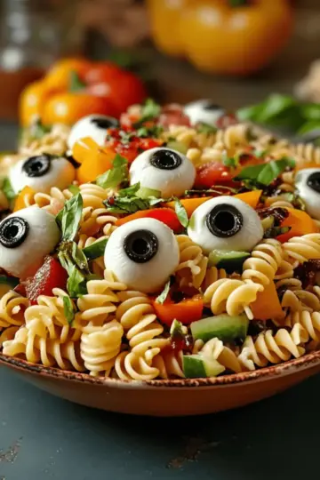 Eyeball Pasta Salad