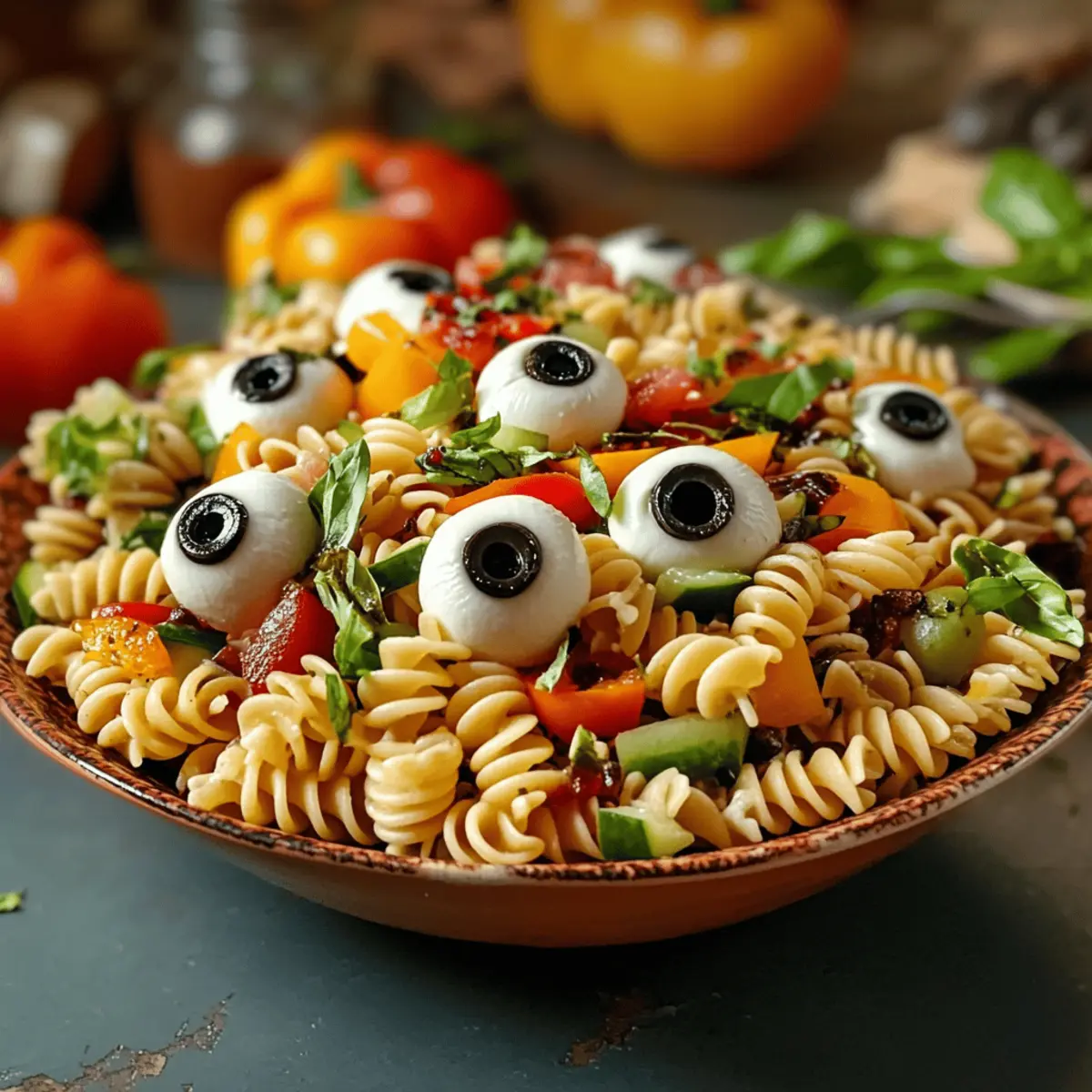 Eyeball Pasta Salad