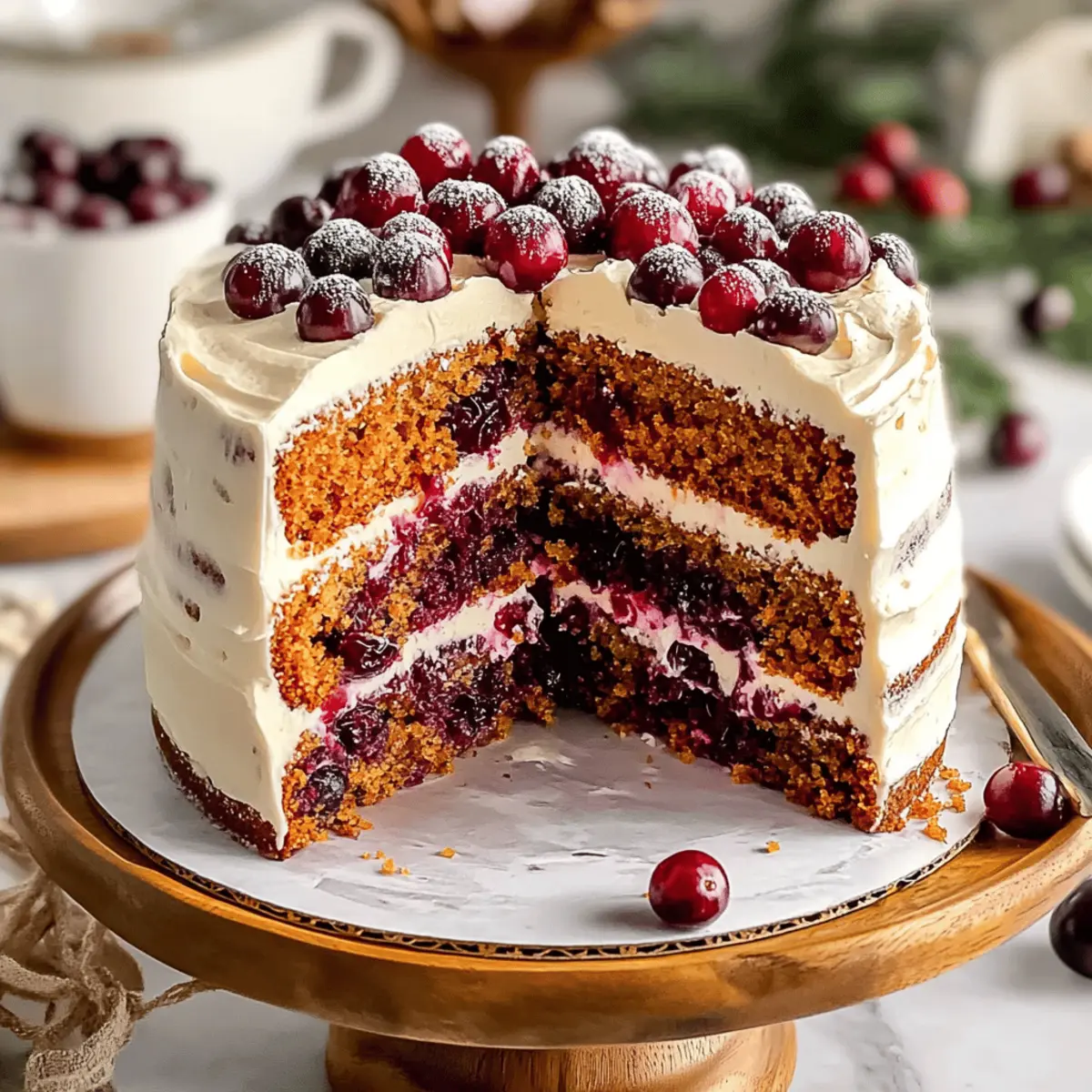 Cranberry Carrot Layer Cake