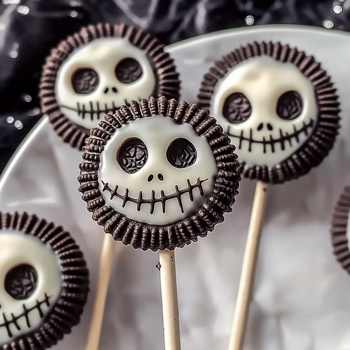 Delightful Jack Skellington Oreo Pops for Halloween Fun