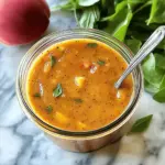 Peach Honey Dijon Balsamic Vinaigrette