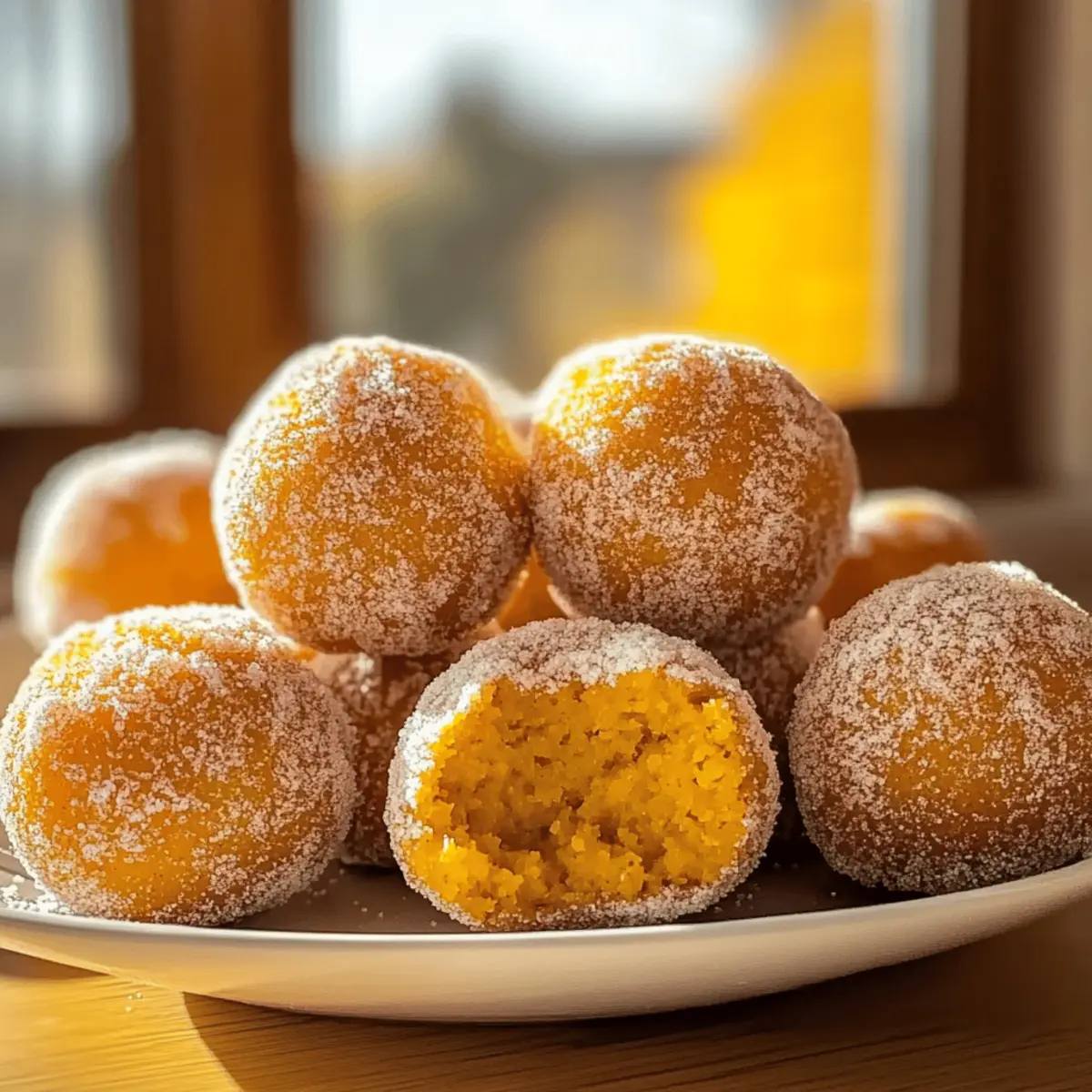 Delicious Baked Pumpkin Donut Holes