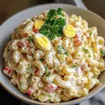 Classic Creamy American Macaroni Salad