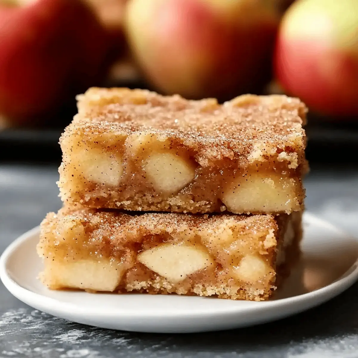 Apple Snickerdoodle Bars