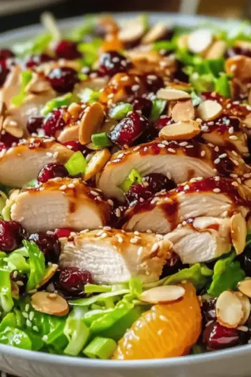 Asian Chicken Cranberry Salad