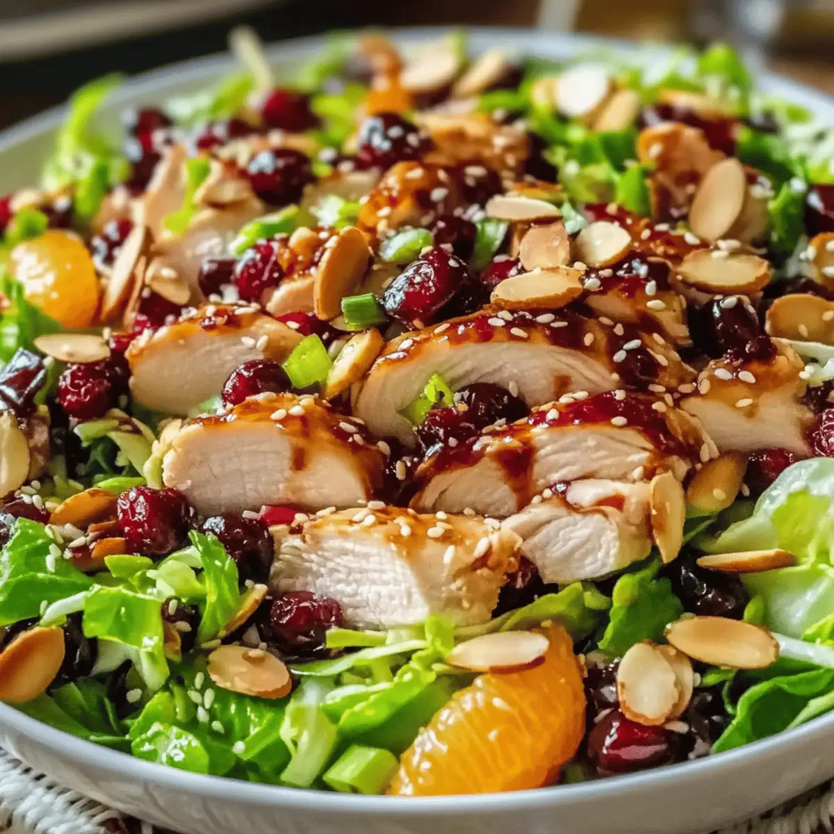 Asian Chicken Cranberry Salad