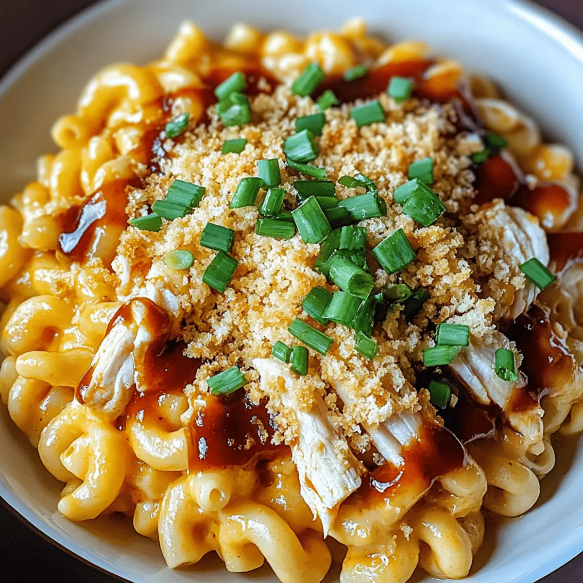 BBQ Chicken Mac and Cheese