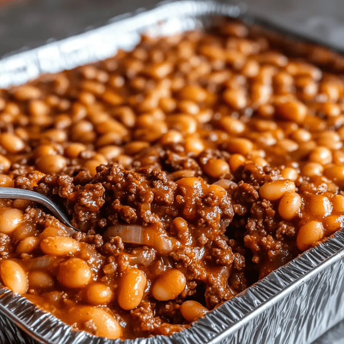 Baked Beans & Ground Beef Casserole
