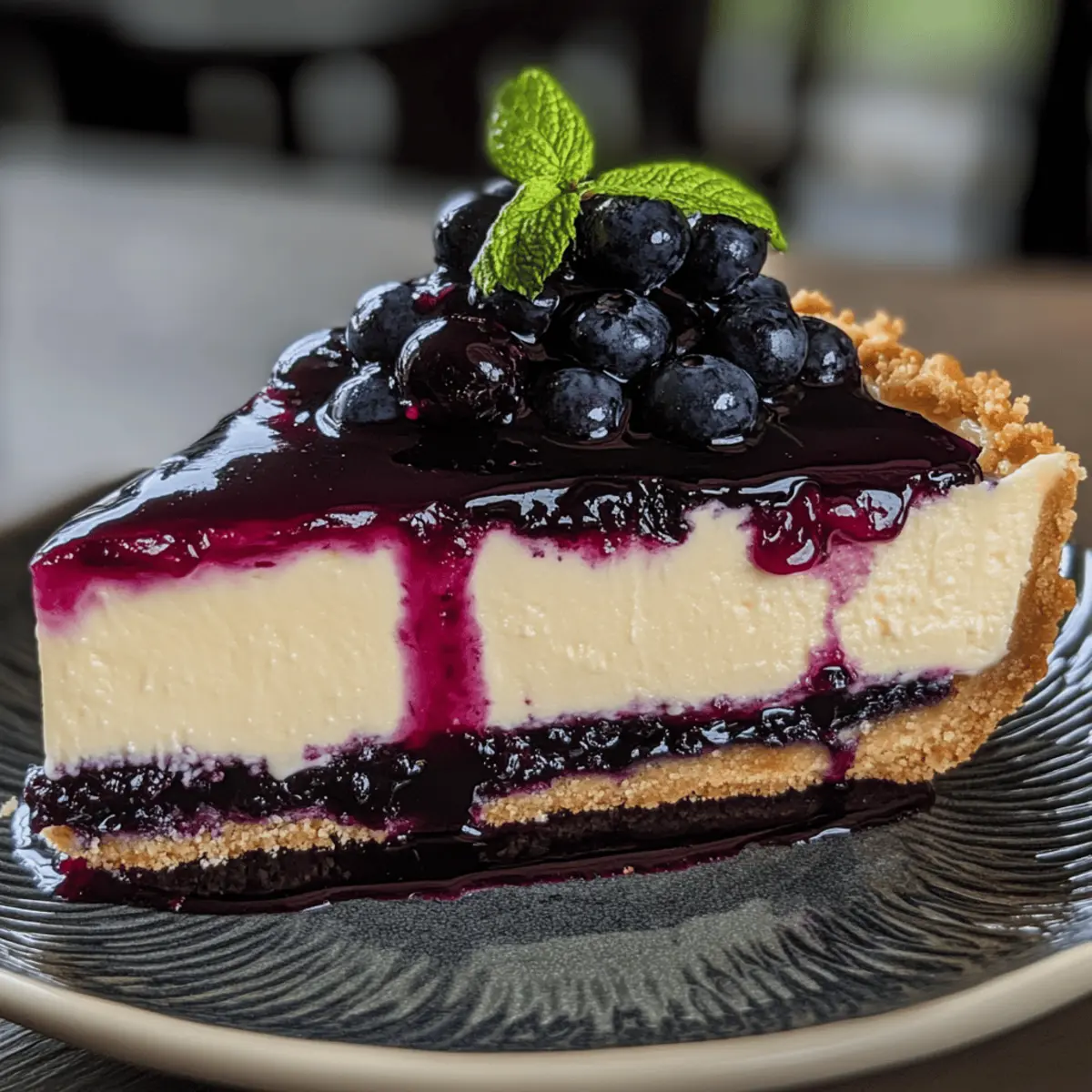 Blueberry Bliss Cheesecake