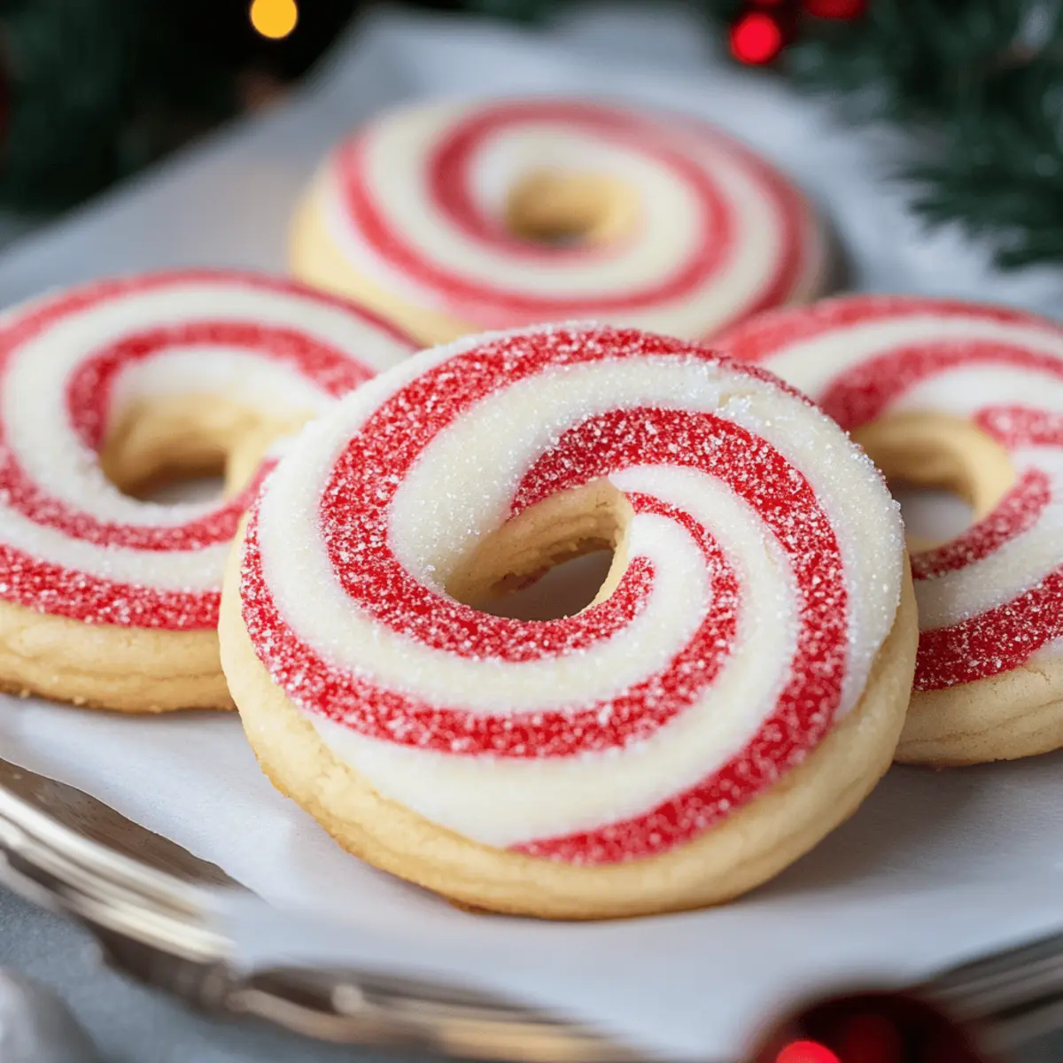 Candy Cane Cookies