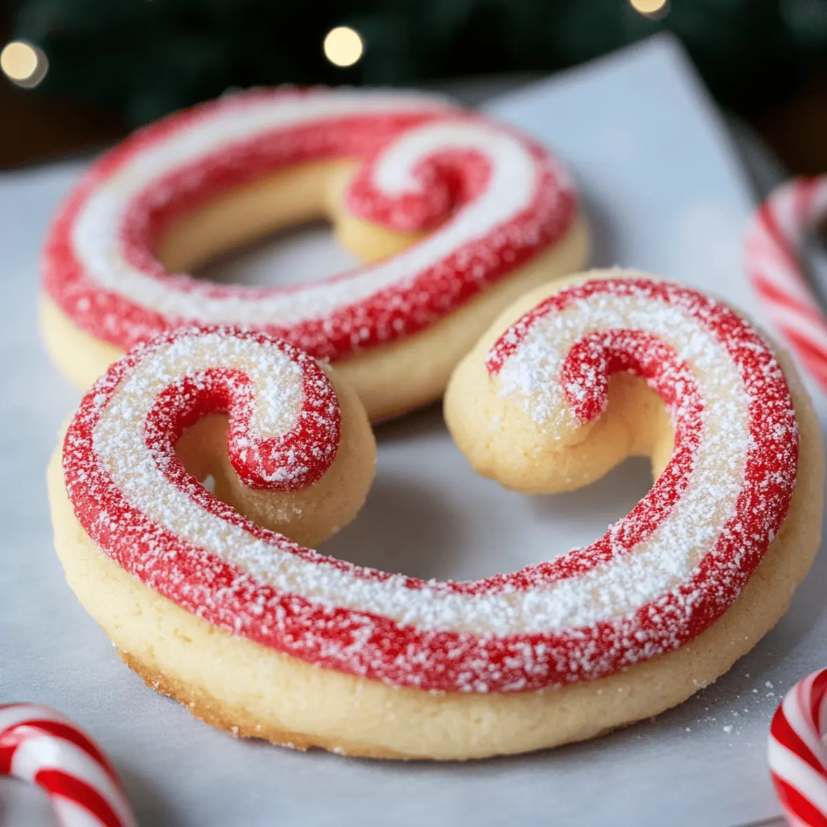 Candy Cane Cookies