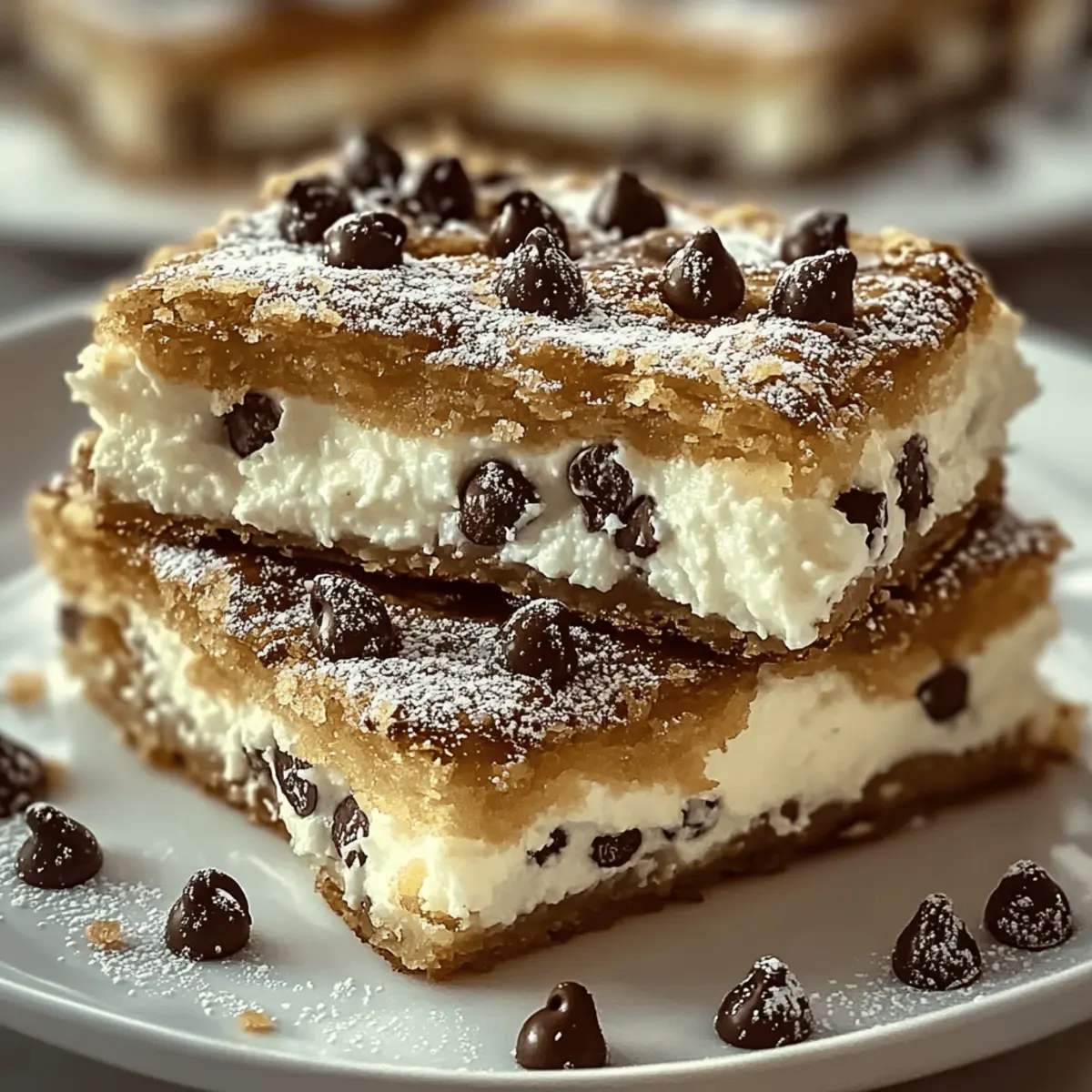 Classic Cannoli Squares