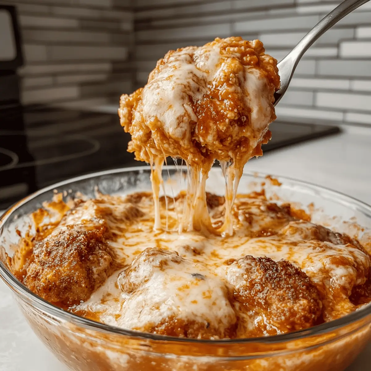 Cottage Cheese Chicken Parm Bowl