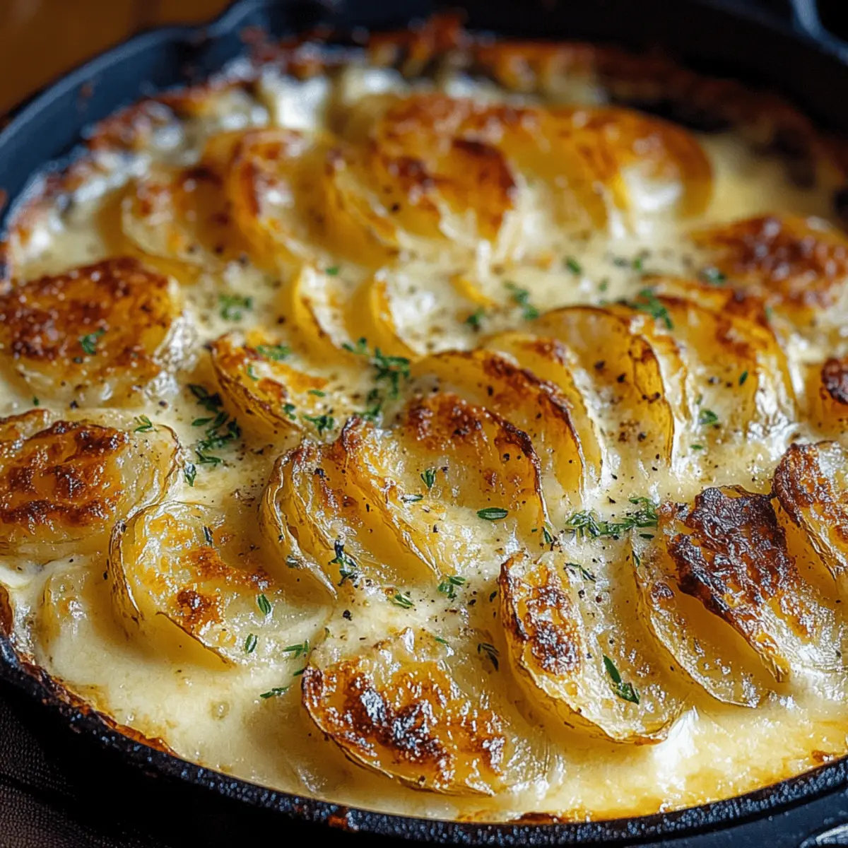 Creamy, Cheesy Potato Gratin