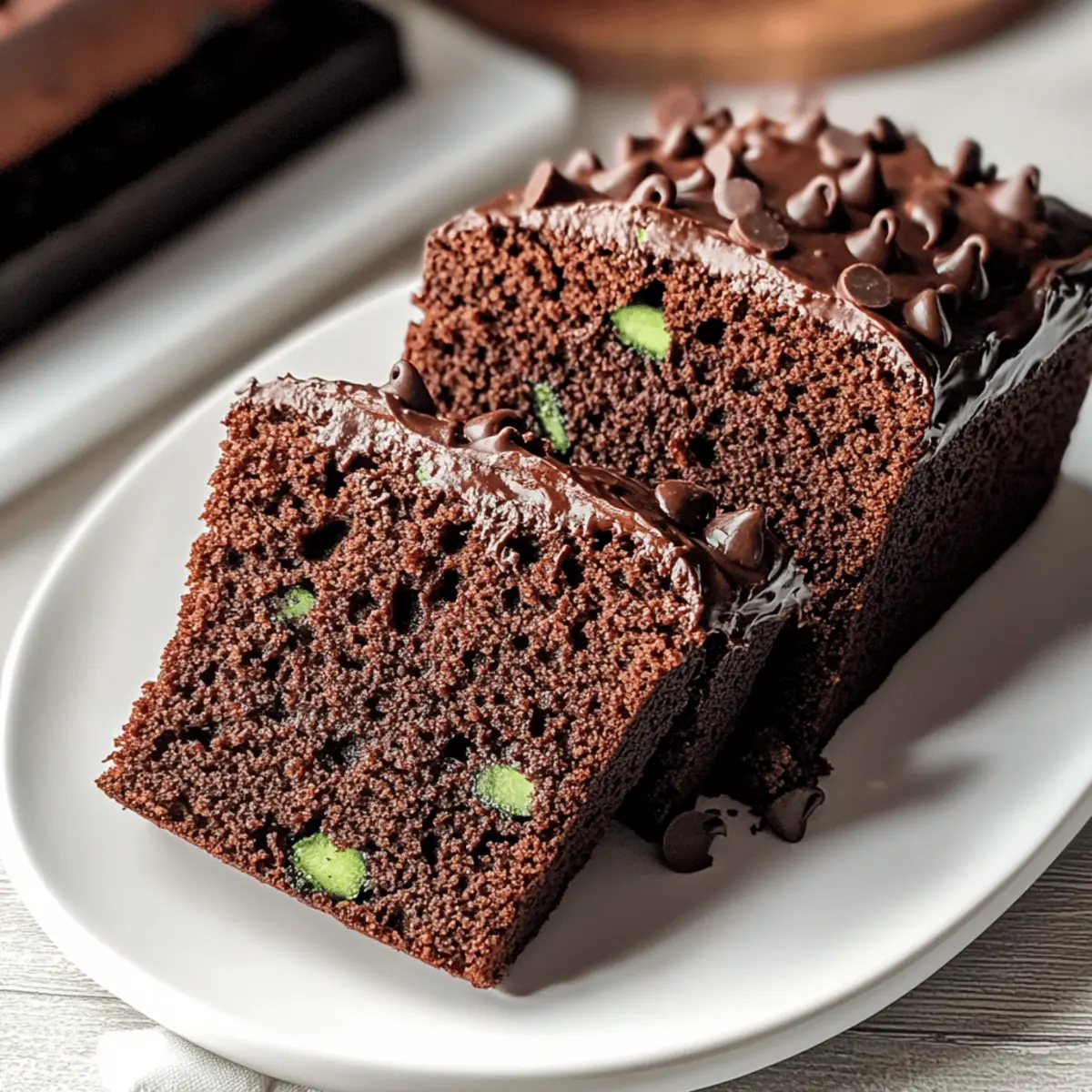 Double Chocolate Cake Mix Zucchini Bread