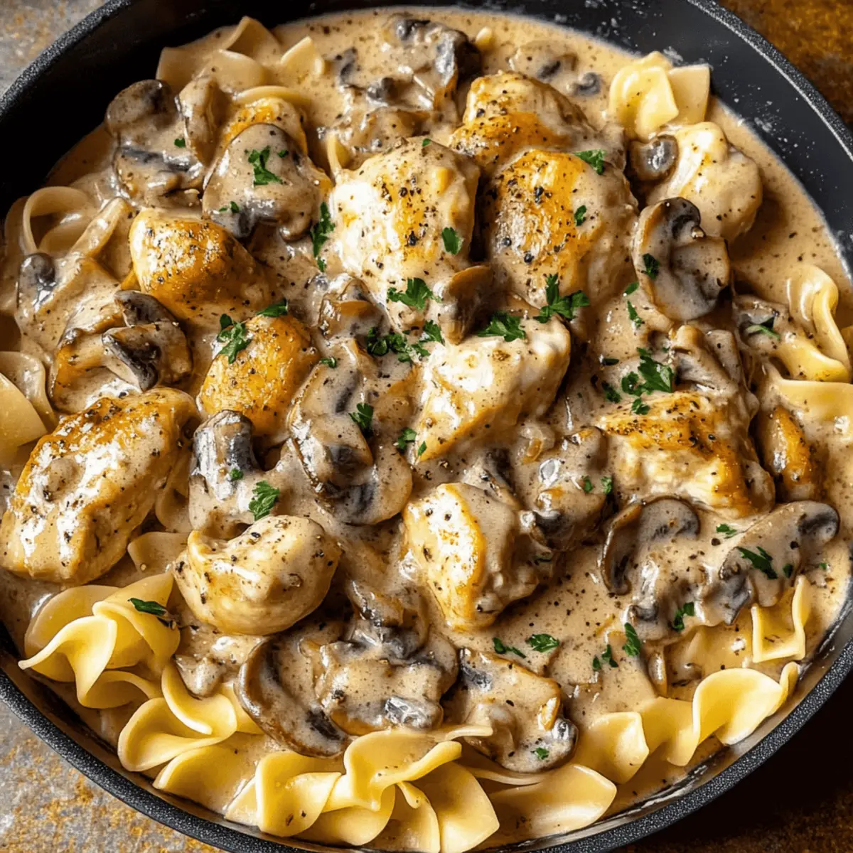 Easy Chicken Stroganoff