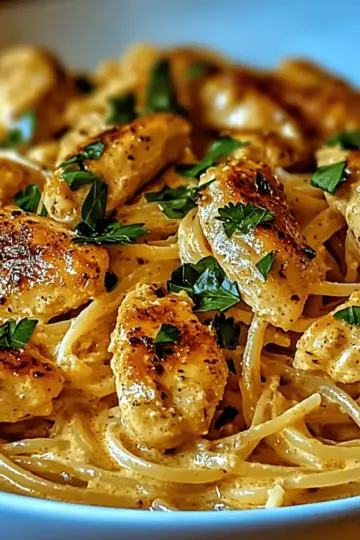 Easy Cowboy Butter Chicken Linguine