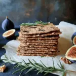 Fig Walnut Rosemary Crackers