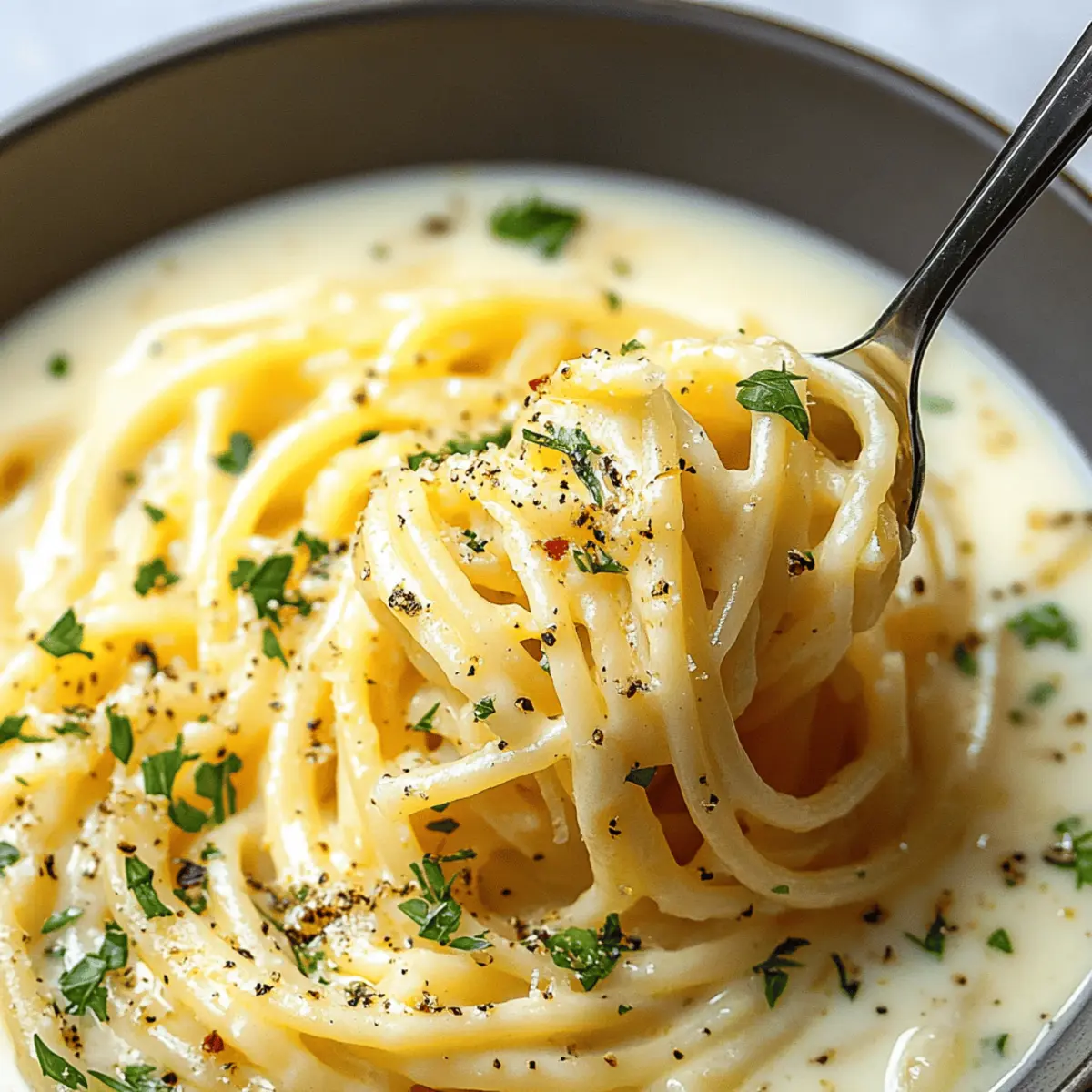 Garlic Parmesan Cream Sauce