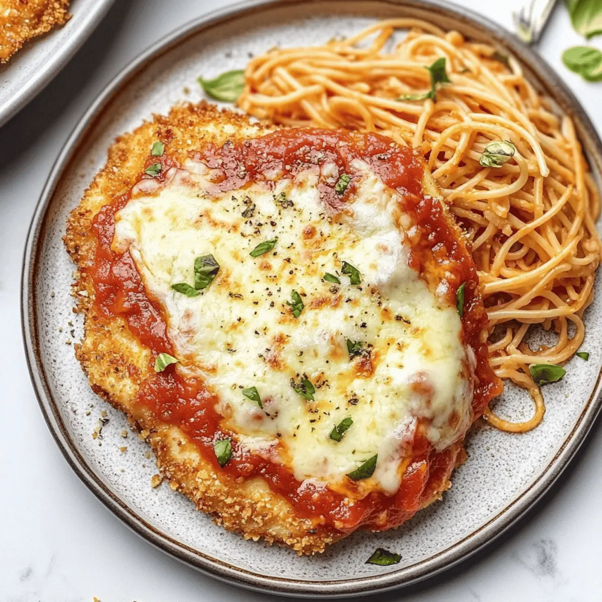 Healthy Baked Chicken Parmesan