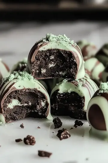 Mint Oreo Truffles