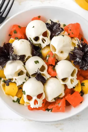 Mozzarella Cheese Skulls