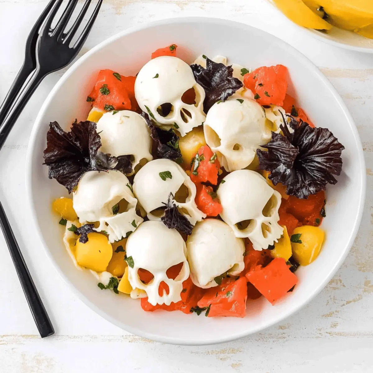 Mozzarella Cheese Skulls