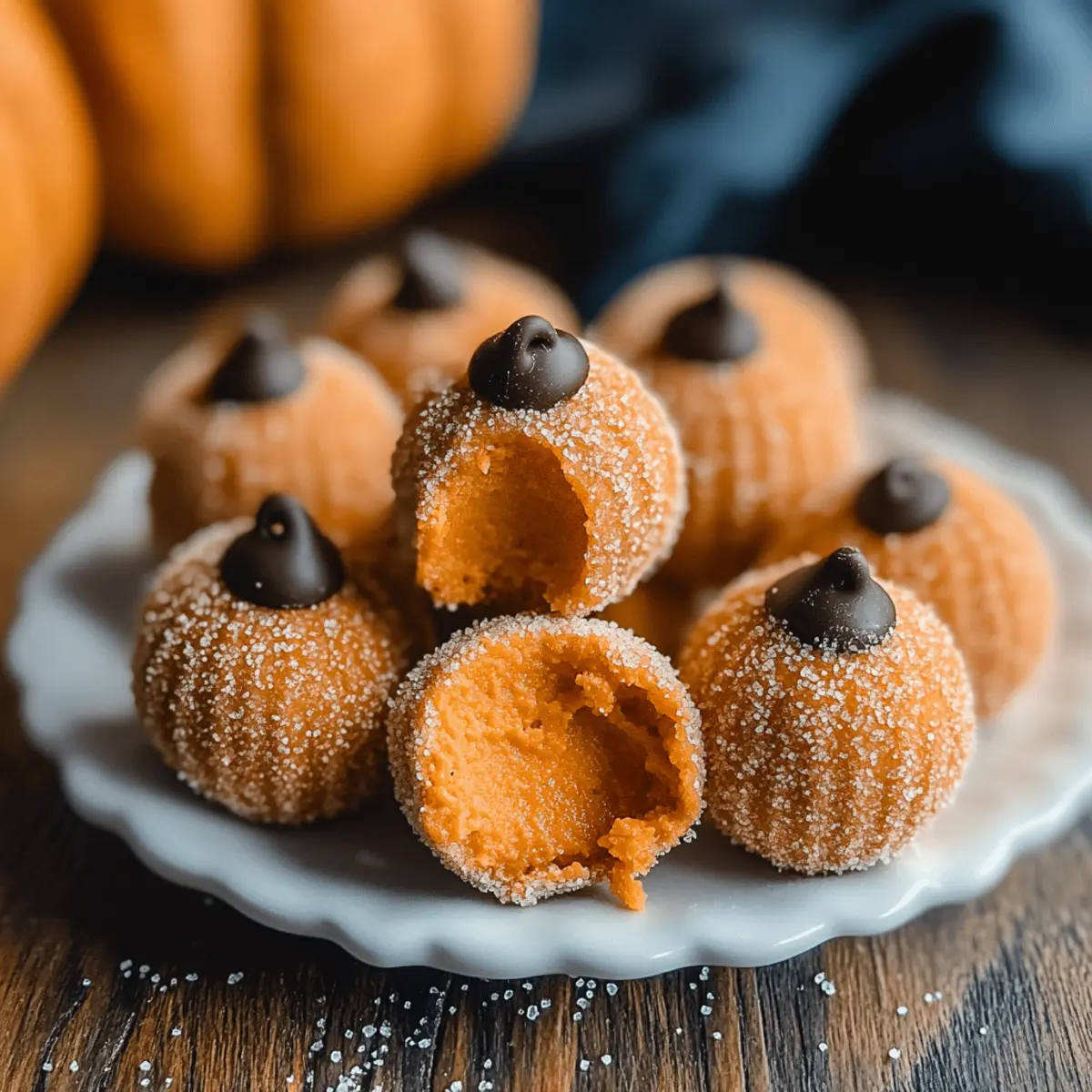 Pumpkin Cheesecake Truffles