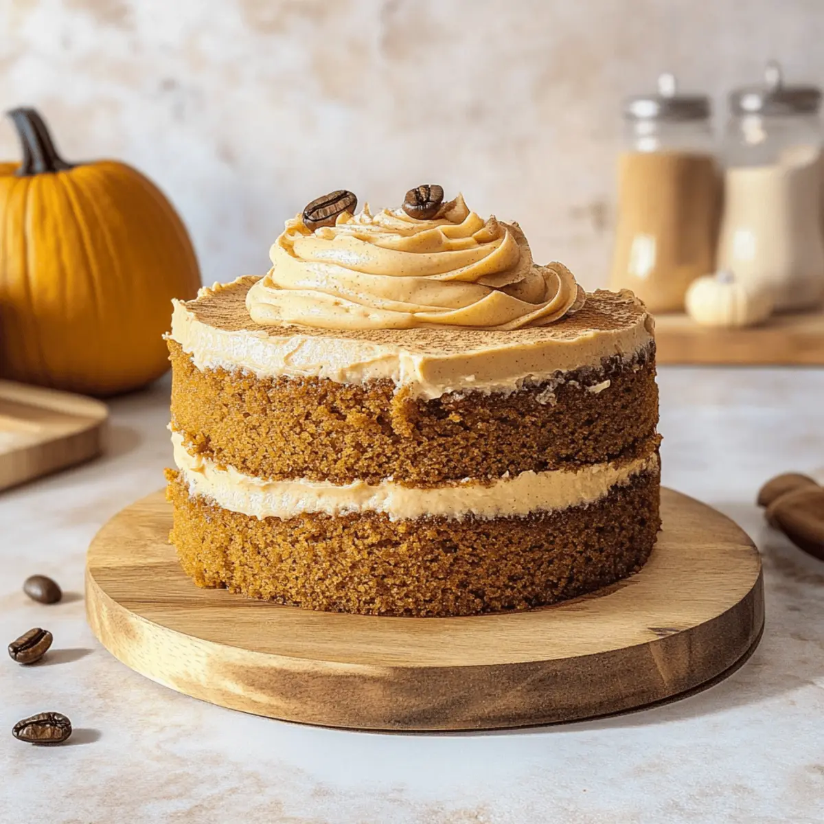 Pumpkin Spice Latte Cake