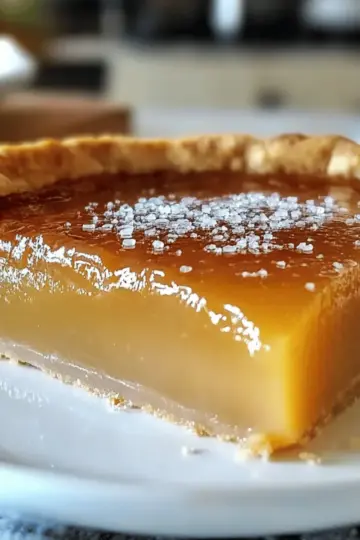 Salted Honey Pie